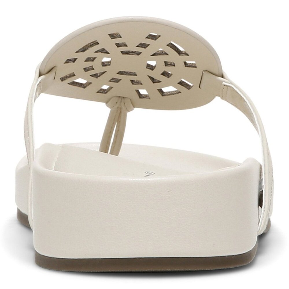 Vionic Women's Solari Sandal, Cream Leather - Picture 3 of 9